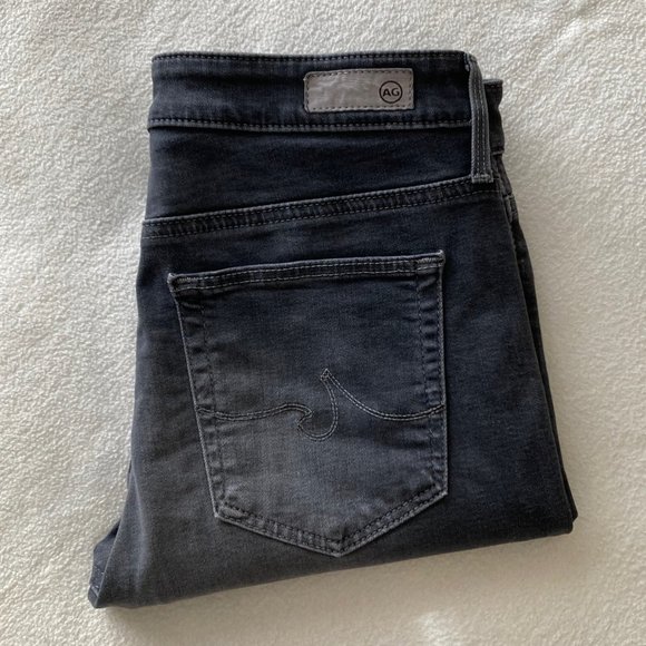 AG Adriano Goldschmied Farrah High-Rise Skinny Ankle Jean Gray/Grey - Picture 1 of 11